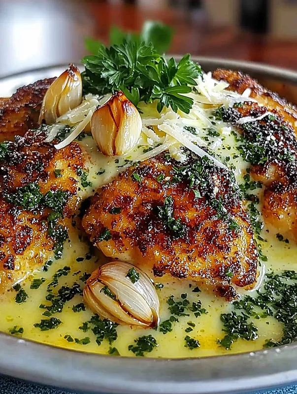 cheesy garlic butter chicken recipe - Image 1