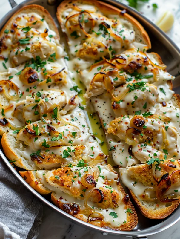 Seasoned chicken pieces cooking in a skillet until golden brown