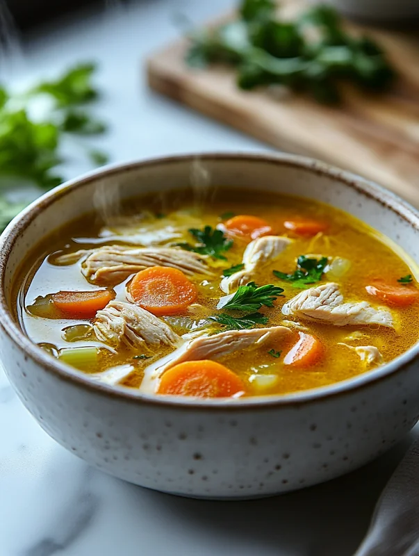 ginger turmeric chicken soup recipe - Image 1