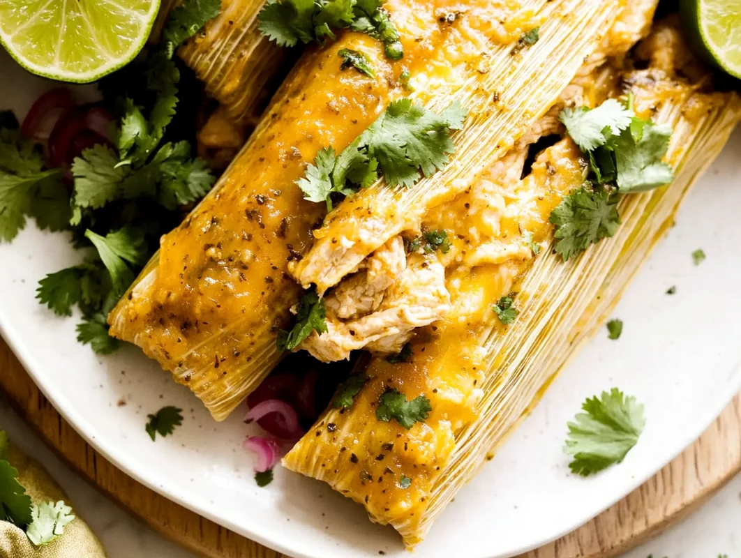 green chicken tamales recipe - Image 1