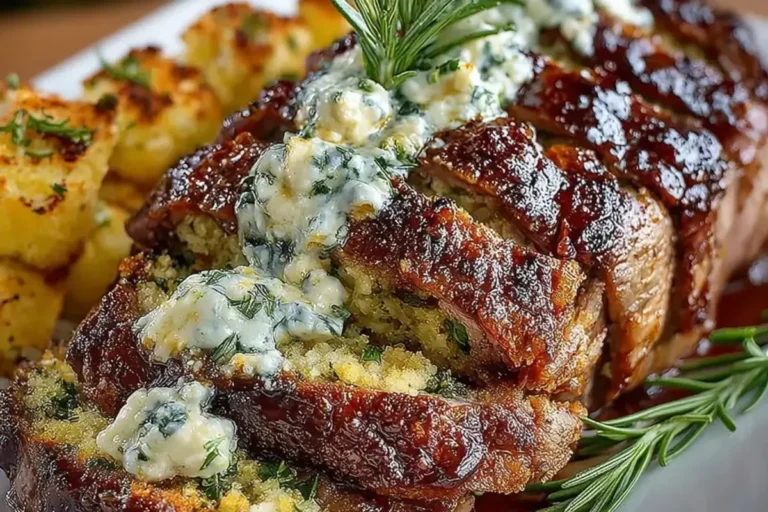 holiday stuffed beef leg recipe - Image 1