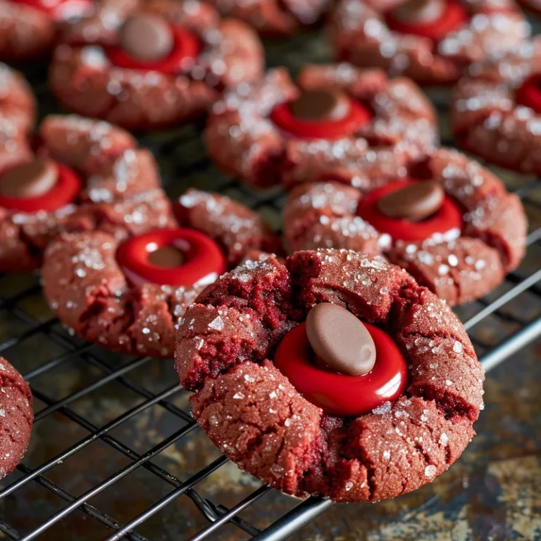 red velvet blossom cookies recipe - Image 1