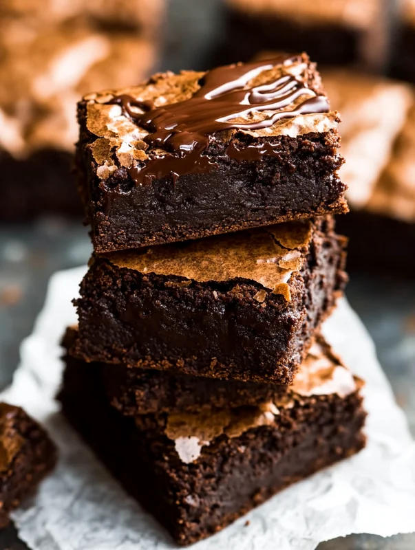 seriously fudgy homemade brownies recipe - Image 1