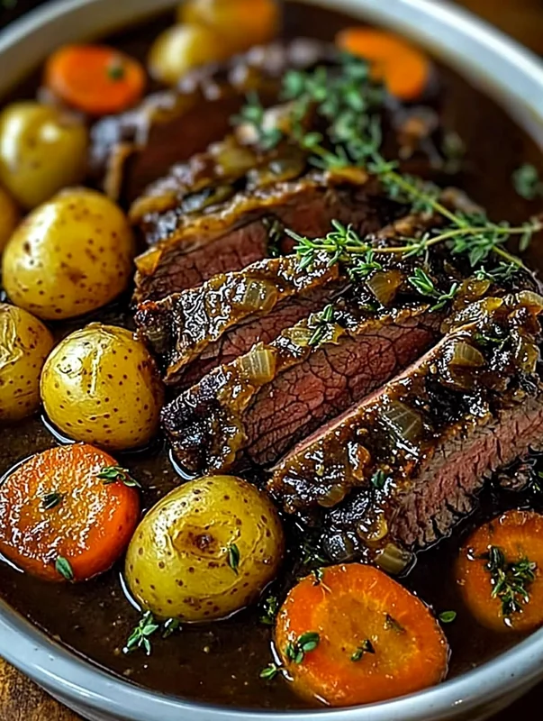 slow cooker amish pot roast a flavorful family favorite recipe - Image 1