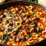 spaghettios and sausage soup recipe - Image 1
