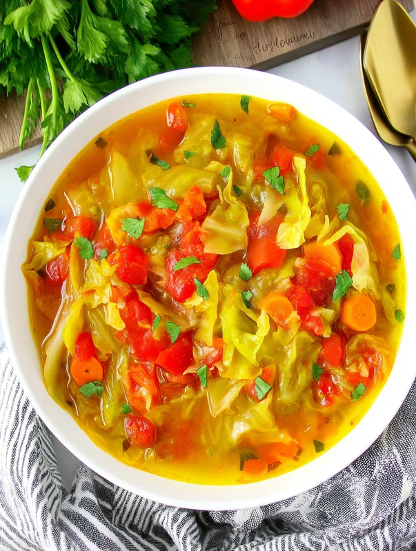 cabbage soup diet recipe overview image (cabbage soup diet recipe homemade)