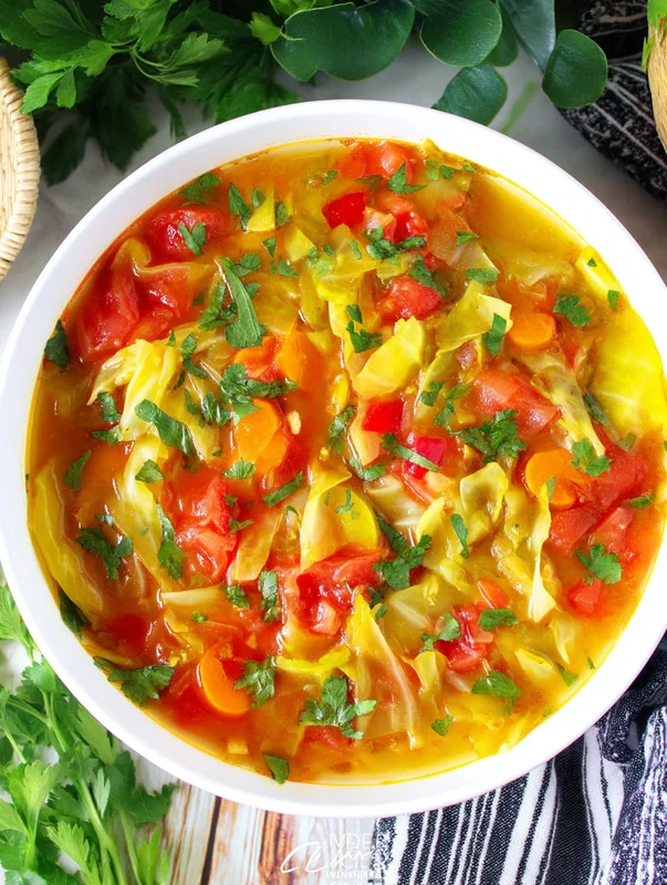 cabbage soup diet recipe serving image (cabbage soup diet recipe natural)