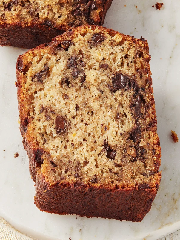 Chocolate Chip Banana Bread - fresh and homemade