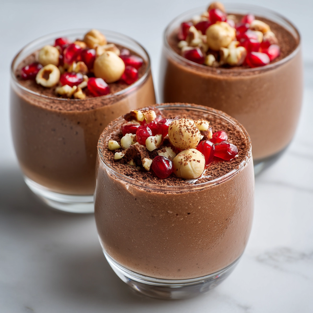 Delicious & Easy Dinner Recipes for Every Home Cook 1 cottage cheese chocolate mousse served in a bowl with garnish on a bright table