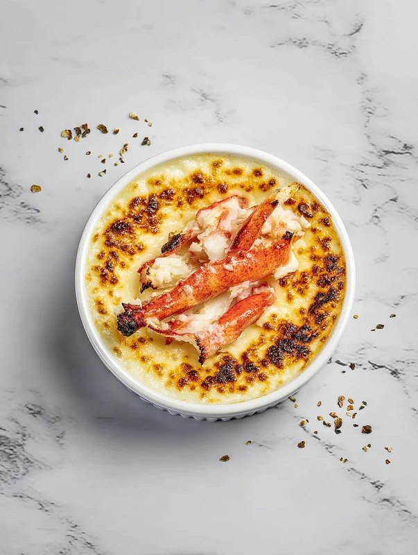 crab brulee recipe finished with caramelized topping (recipe brulee crab)