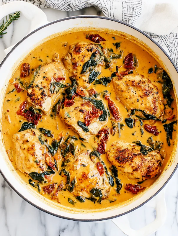 Creamy Tuscan Chicken - fresh and homemade