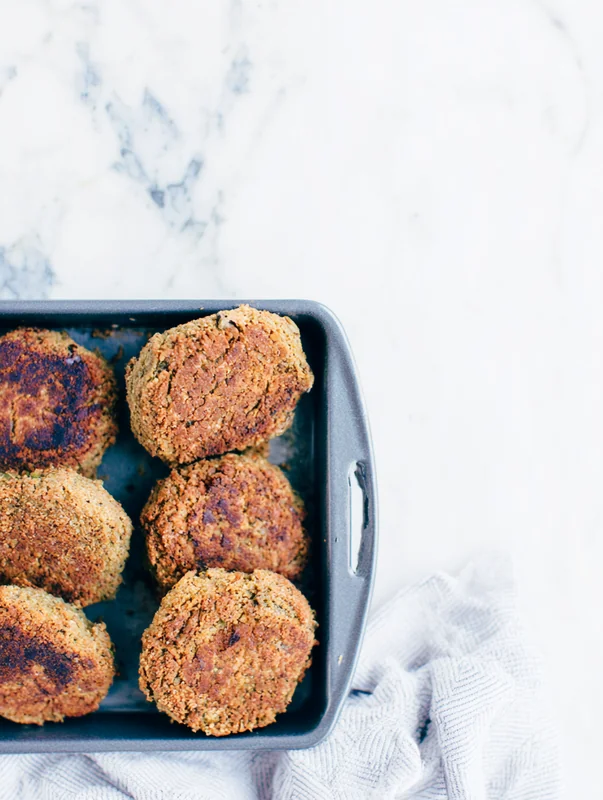 Baked Falafel Served in Pita