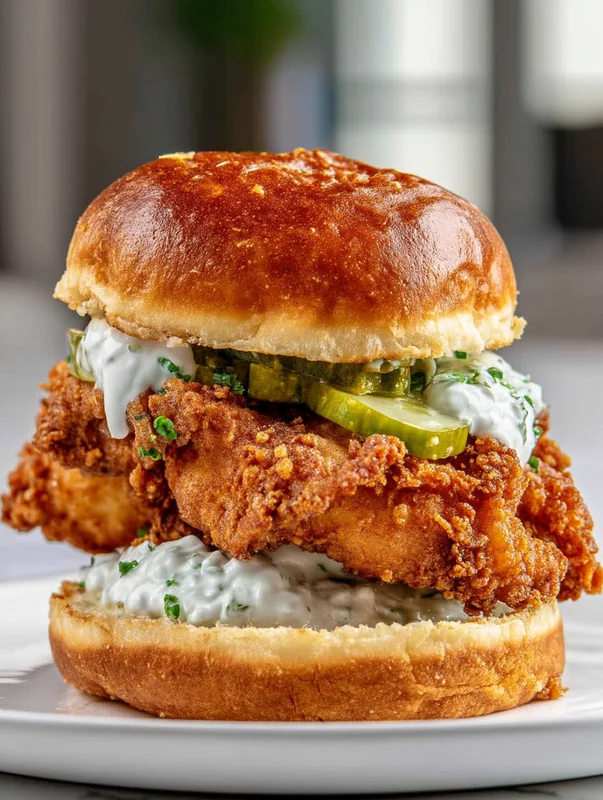 Crispy Dill Chicken Sandwich Step
