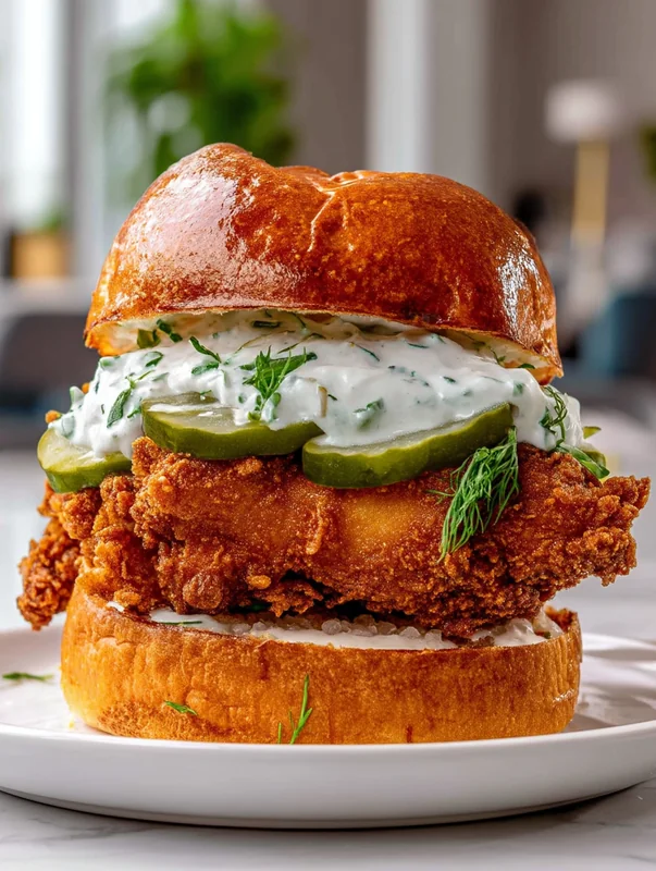 Crispy Dill Chicken Sandwich Final