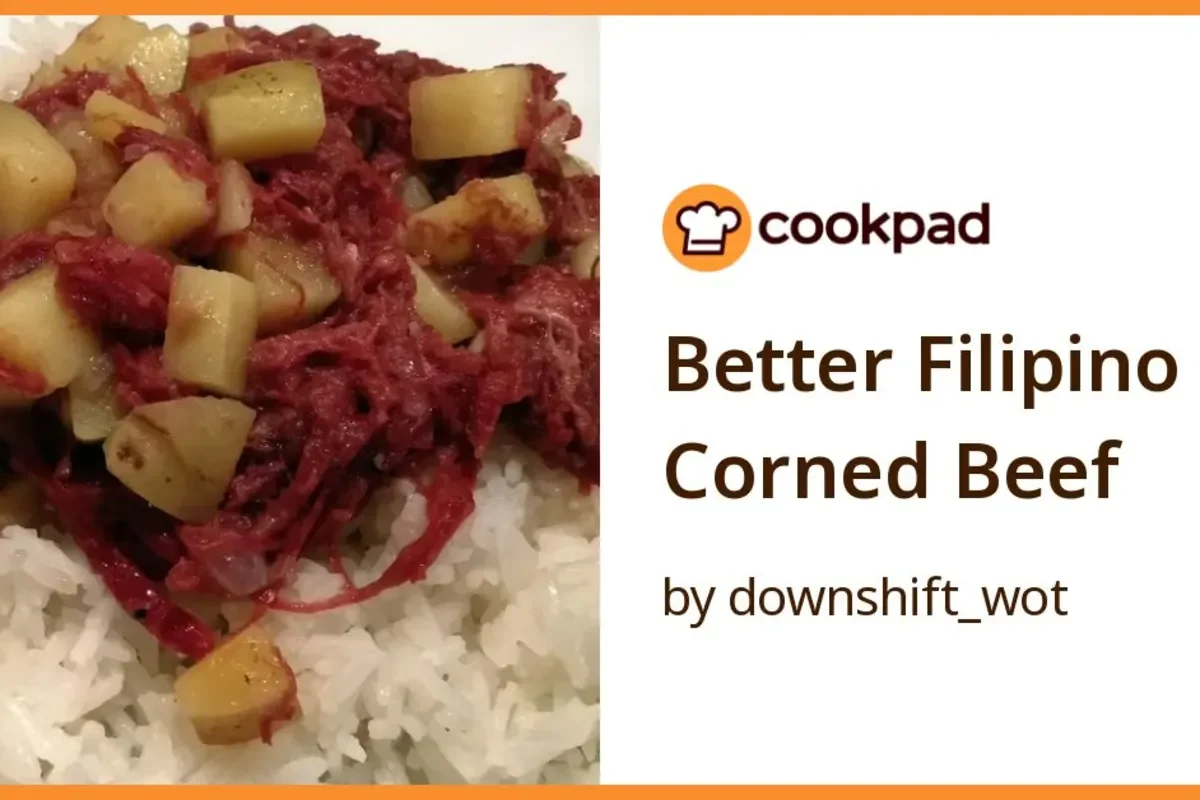 filipino corned beef recipe — hero shot of the finished dish