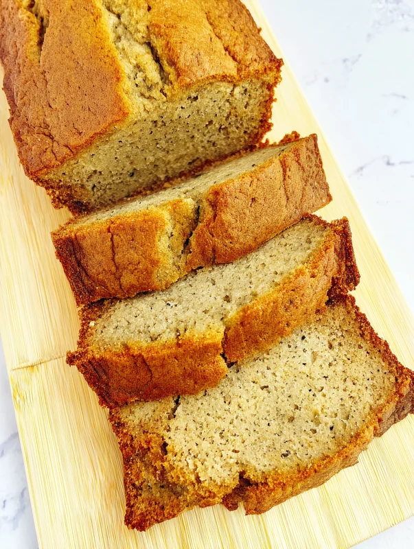 gluten free banana bread recipe sliced loaf (homemade gluten free banana bread recipe)