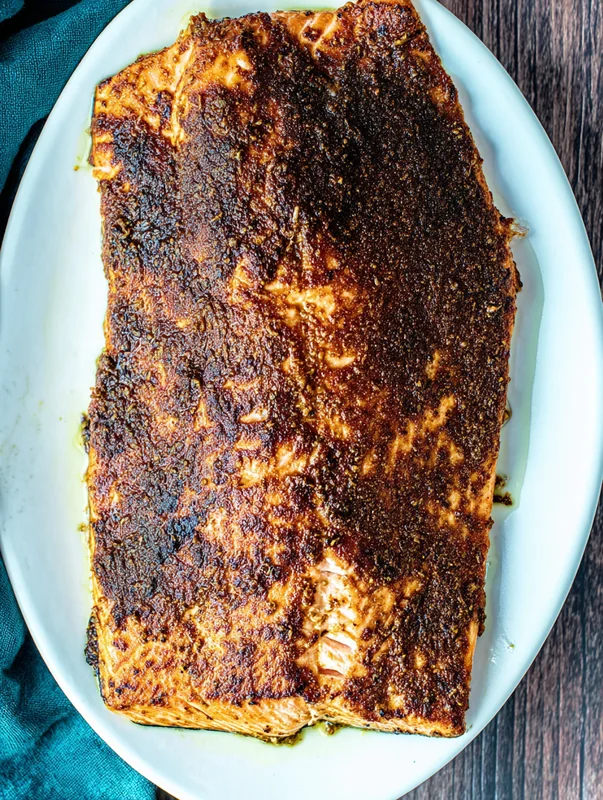 grilled honey mustard salmon - Image 1