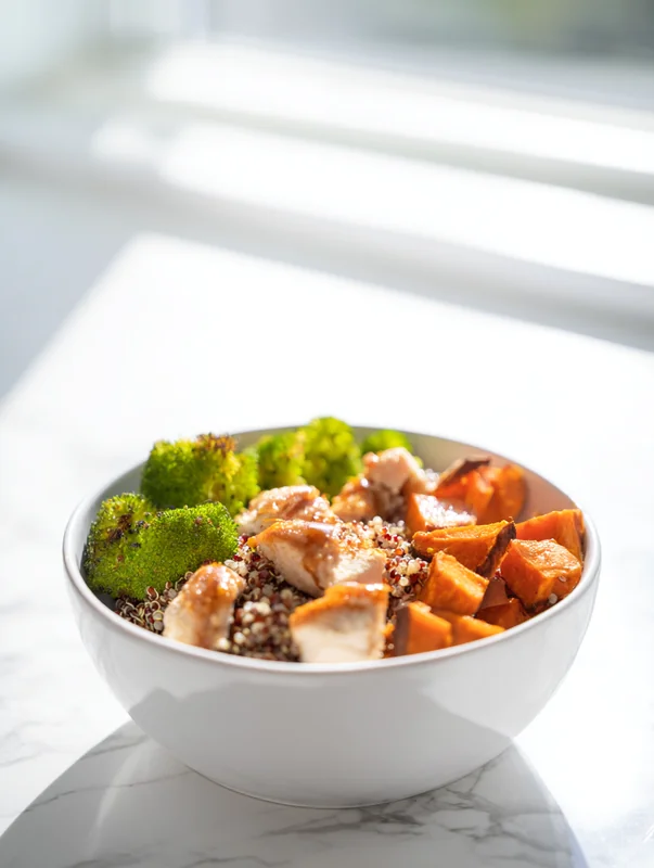 healthy meal prep recipes bowl with avocado and black beans (HEALTHY MEAL PREP RECIPES)