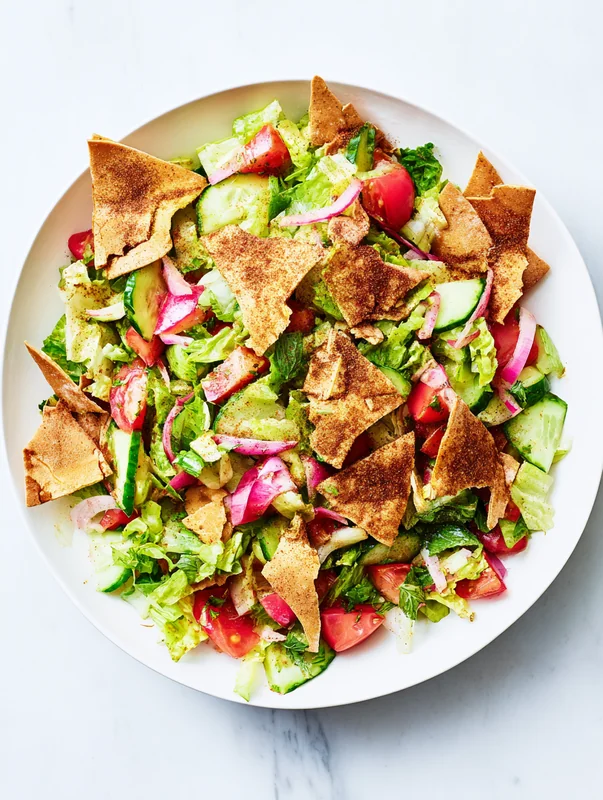 Fattoush Salad Step by Step