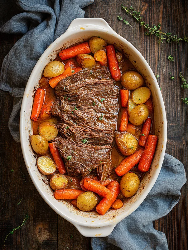 oven baked chuck roast recipe with potatoes and carrots (natural oven baked chuck roast recipe)