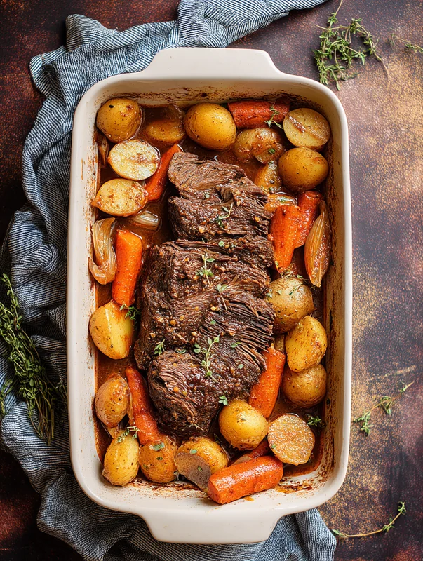 oven baked chuck roast recipe step by step photo (make oven baked chuck roast recipe)