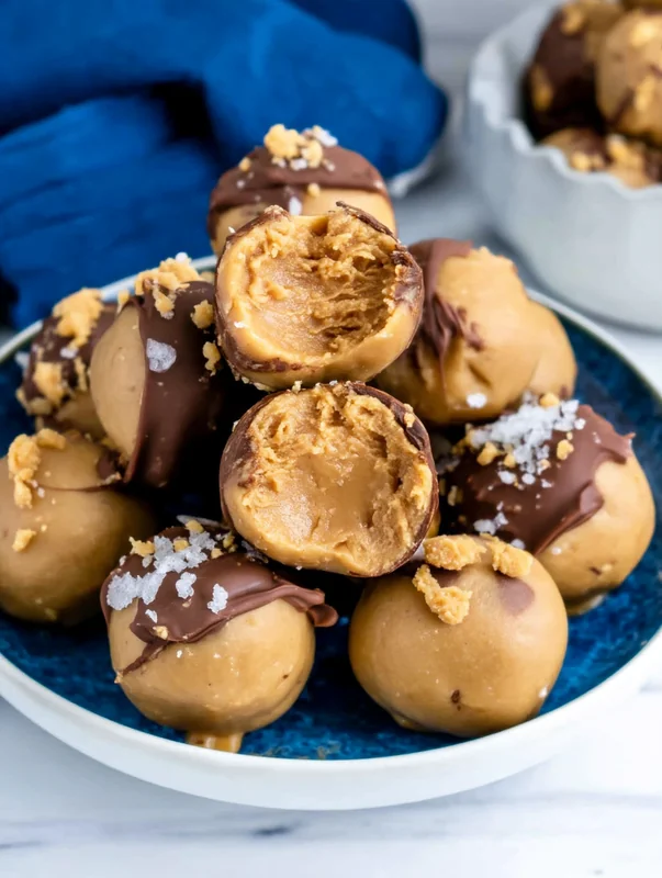 peanut butter balls recipe creamy peanut butter mixture in bowl (peanut butter balls recipe delicious)