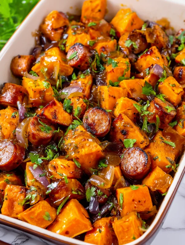 Sausage and Sweet Potatoes Ingredients
