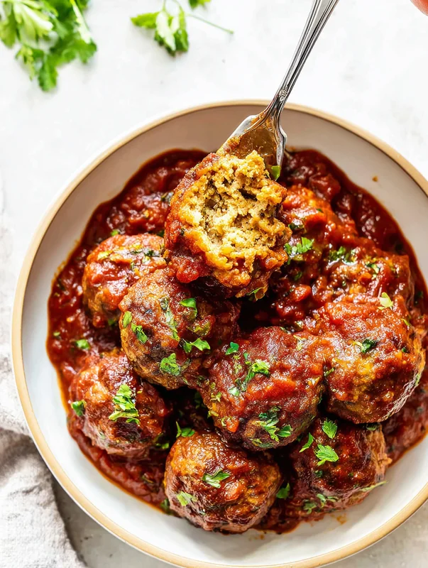spinach feta turkey meatballs recipe - Image 1